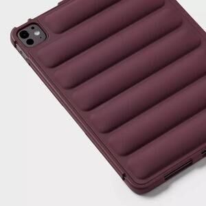 Apple Compatible iPad Pro 11" Pro 2024 Protective Case w/ Stand Dark Cherry NEW